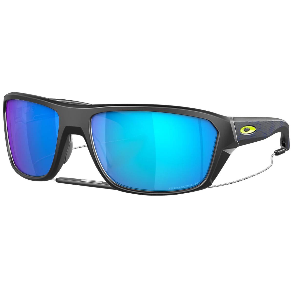 Oakley Split Shot Sunglasses High Resolution Blue w/ Prizm Sapphire Polarized