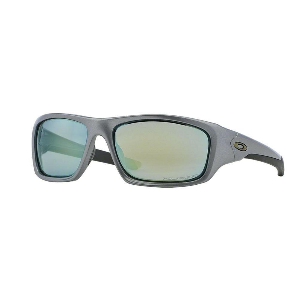 Oakley Polarized Valve OO9236-11 Dark Grey / Emerald Iridium Polarized - Frame: Gray, Lens: Green