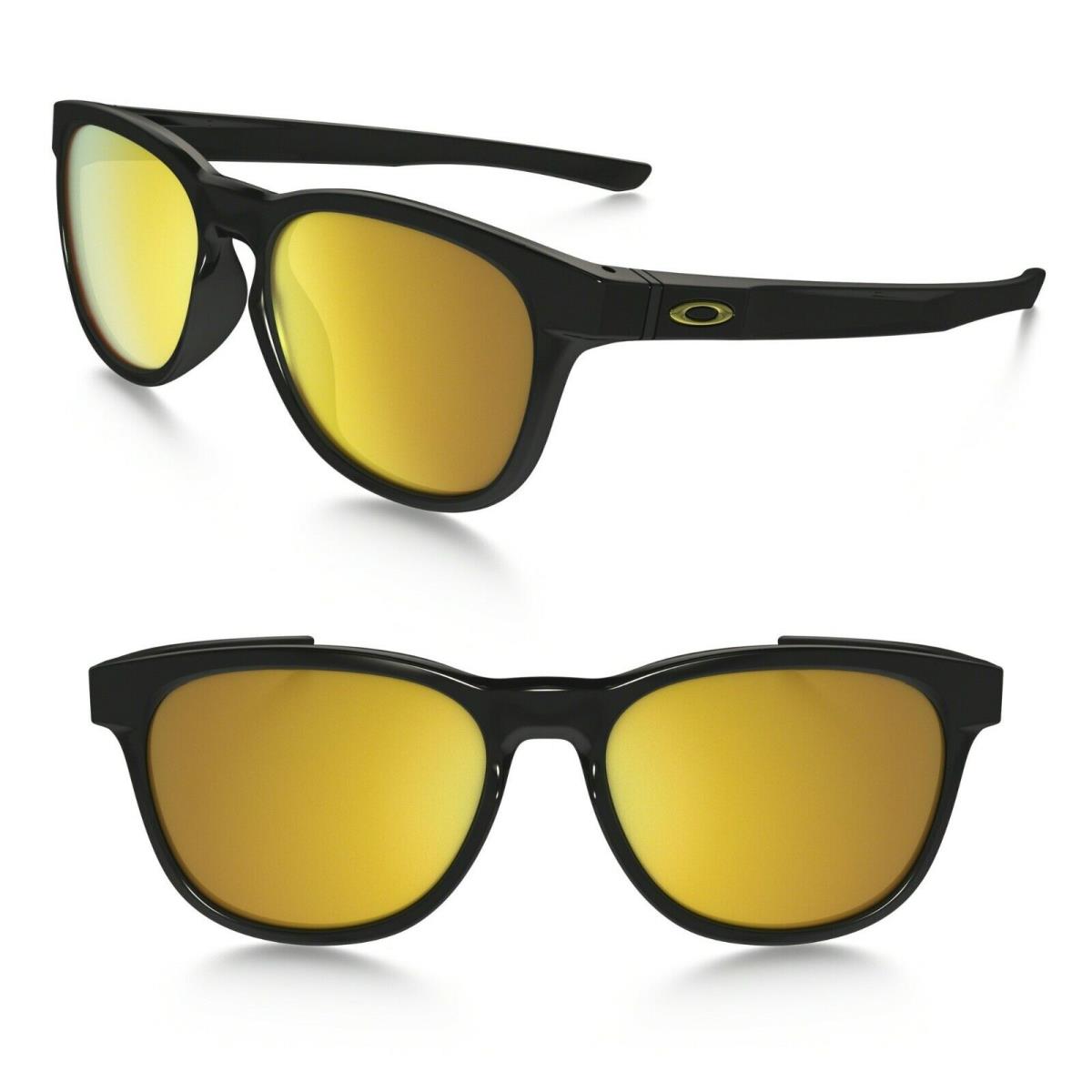 Stringer Sunglasses OO9315-04 Polished Black Frame / 24K Iridium Lens by Oakley