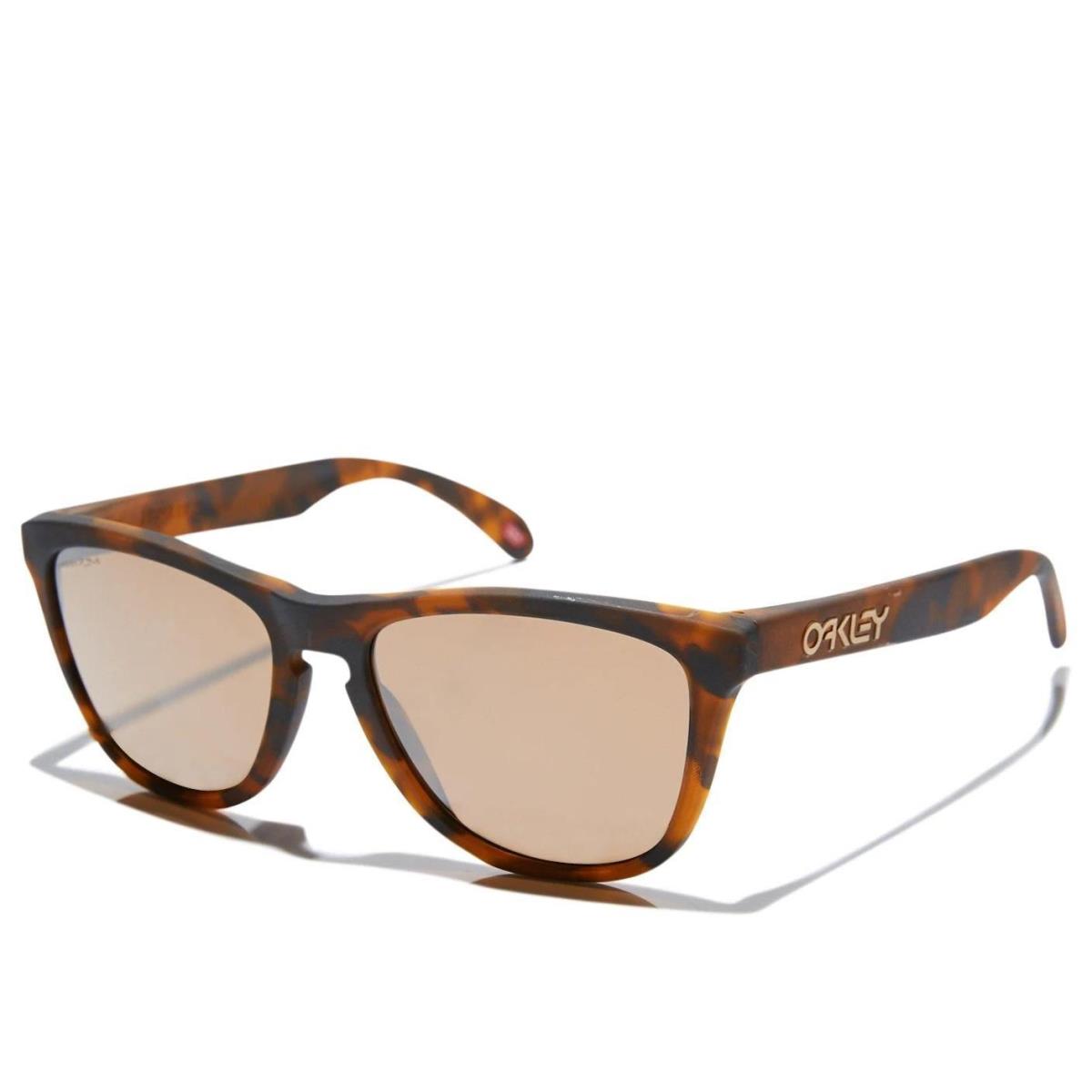 OO9013-C5 Mens Oakley Frogskins Sunglasses - Frame: Brown, Lens: Brown