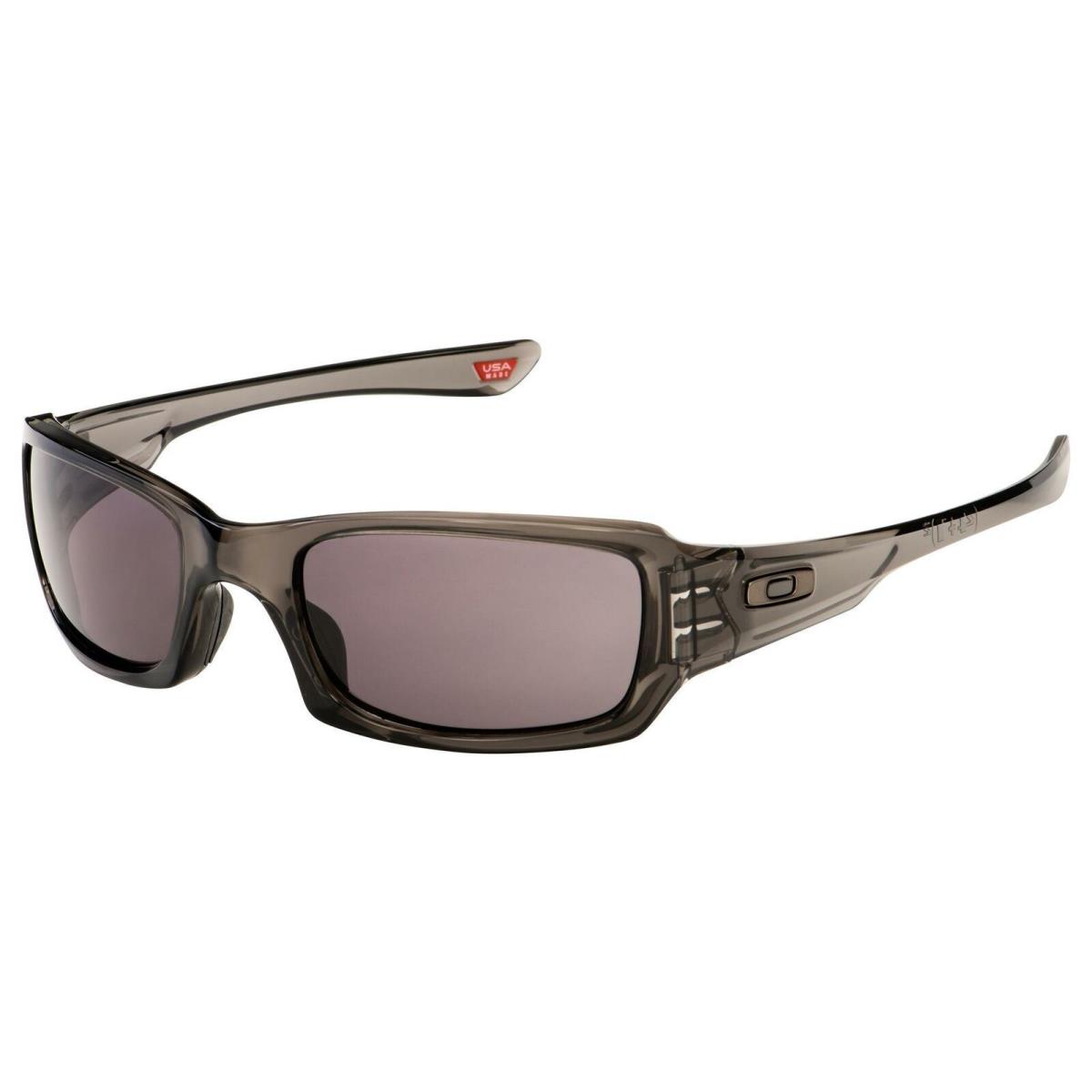 OO9238-05 Mens Oakley Fives Squared Sunglasses - Frame: Gray, Lens: Gray, Manufacturer: Gray