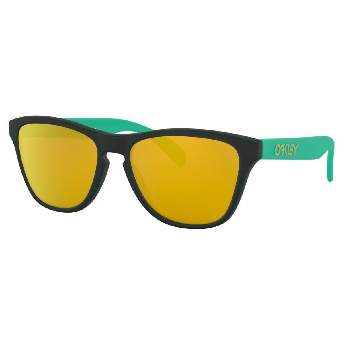 Oakley Frogskins XS Sunglasses OJ9006-1053 Matte Poseidon 24K Iridium Lens - Frame: Matte Translucent Poseidon, Lens: 24K Iridium