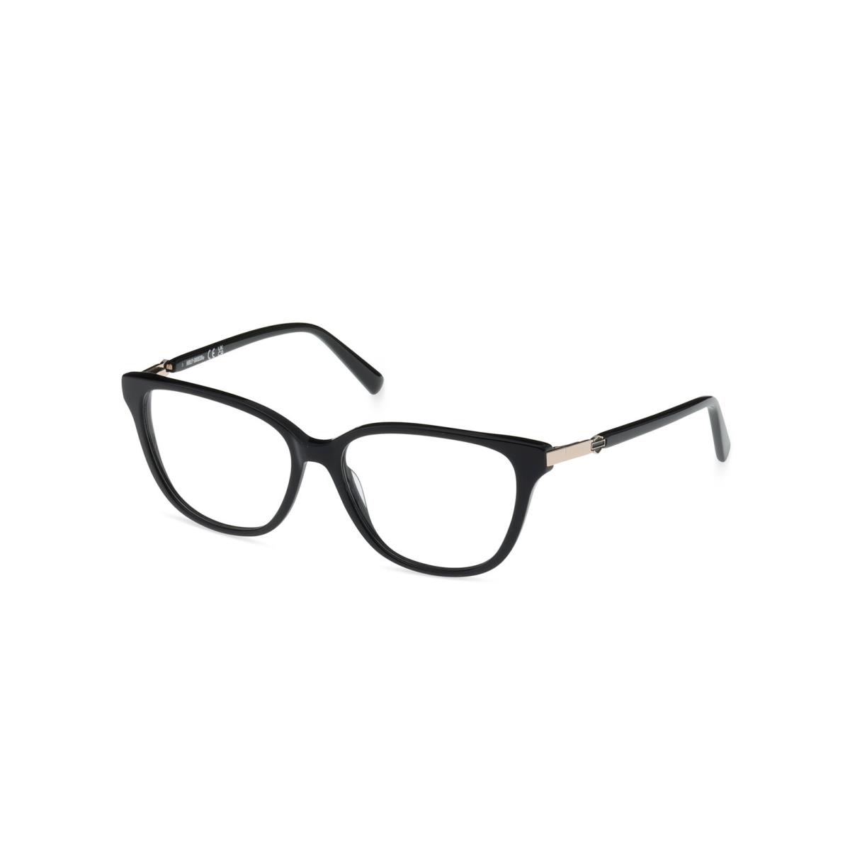 Harley-davidson HD0577 Eyeglasses Eye Glasses 001 Black 55 Unisex