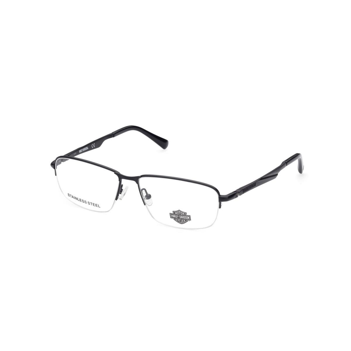 Harley-davidson HD0860 Eyeglasses Eye Glasses 002 Black 59 Unisex