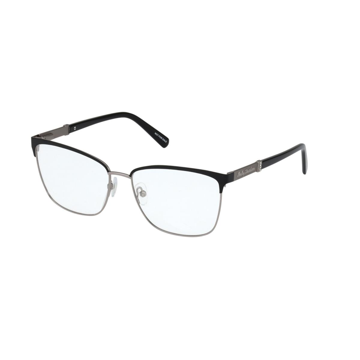 Harley-davidson HD50076 Eyeglasses Eye Glasses 002 Black 56 Unisex