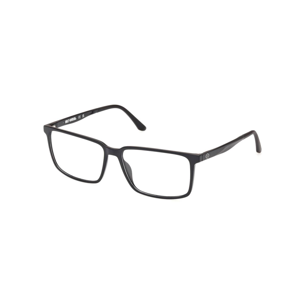 Harley-davidson HD50021 Eyeglasses Eye Glasses 002 Black 57 Unisex