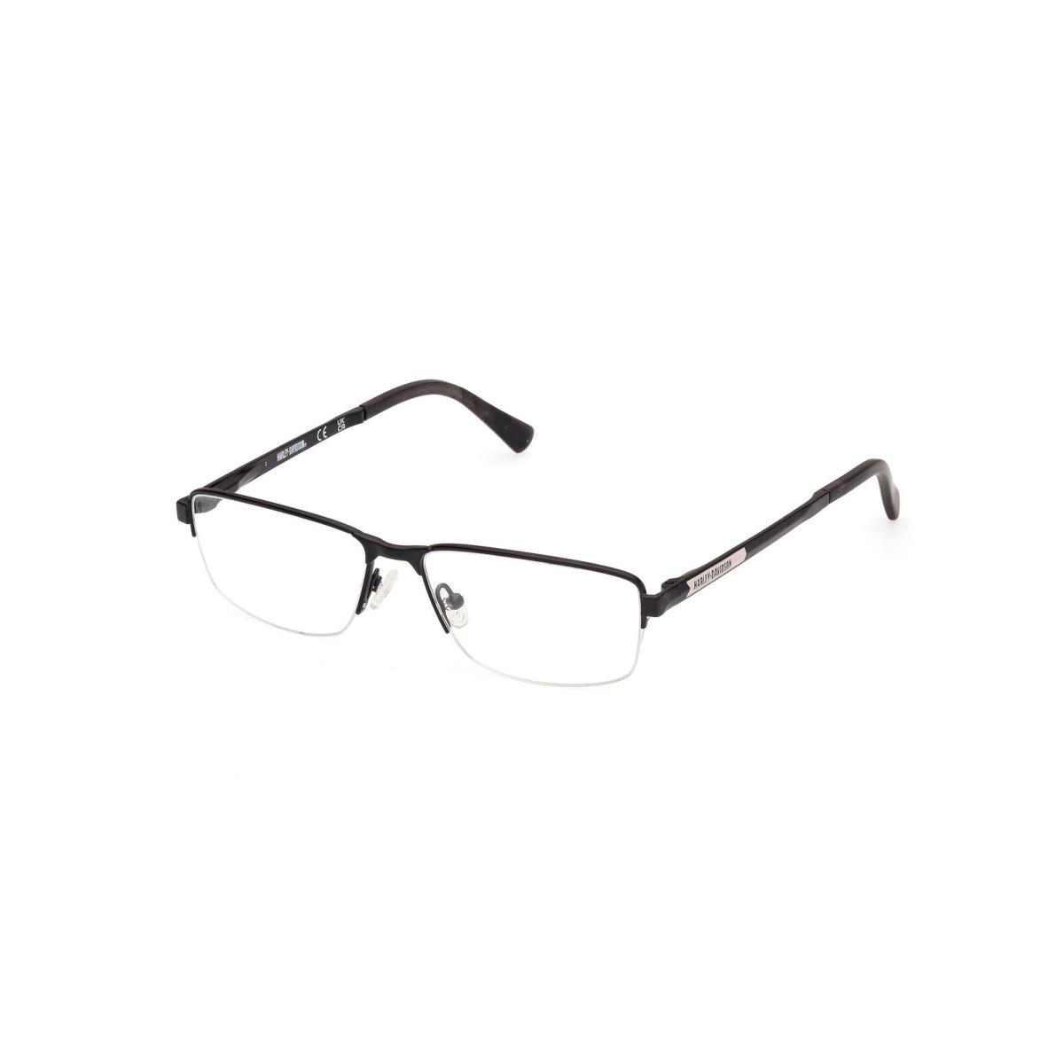 Harley-davidson HD50032 Eyeglasses Eye Glasses 002 Black 55 Unisex