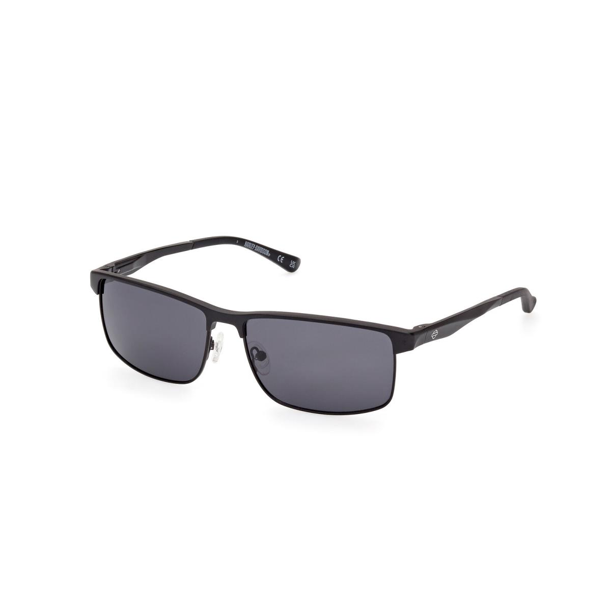 Harley-davidson HD1014X Sunglasses Sun Glasses 02D Black 62 Unisex