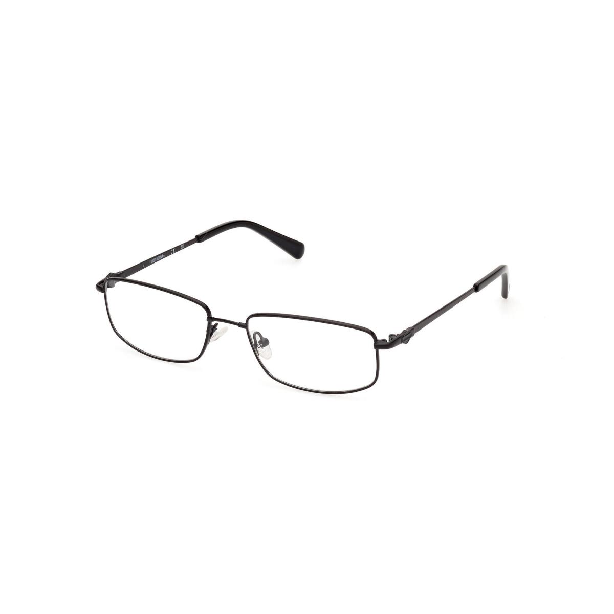 Harley-davidson HD0760 Eyeglasses Eye Glasses 002 Black 55 Unisex