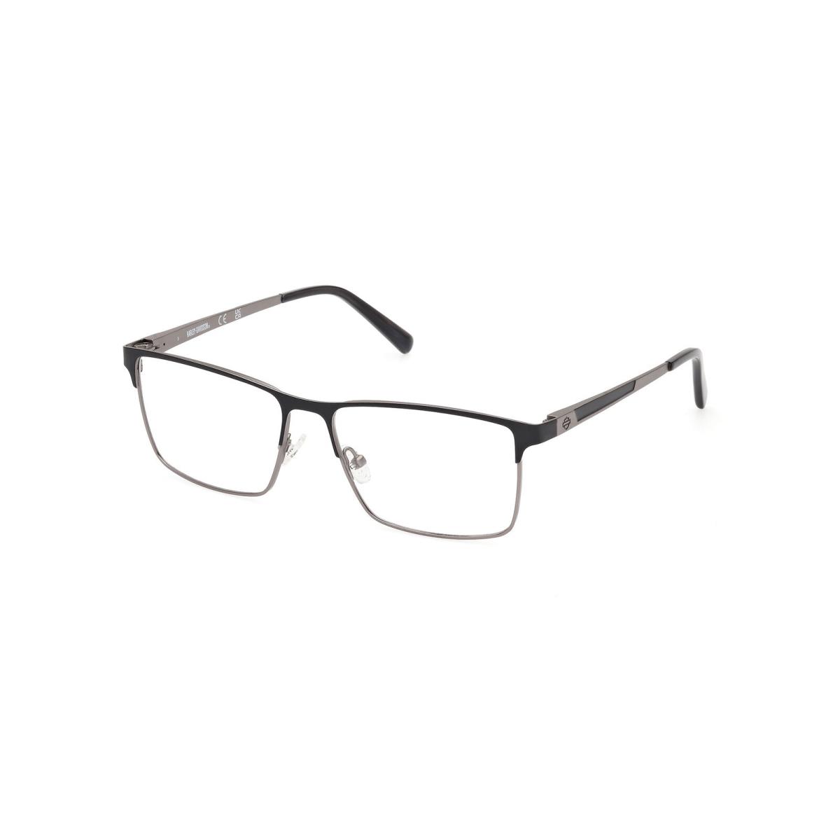 Harley-davidson HD50073 Eyeglasses Eye Glasses 005 Black 57 Unisex