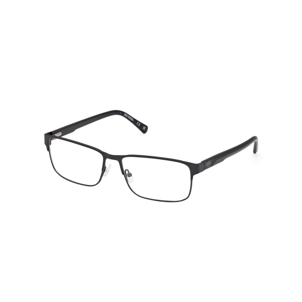 Harley-davidson HD50062 Eyeglasses Eye Glasses 002 Black 57 Unisex