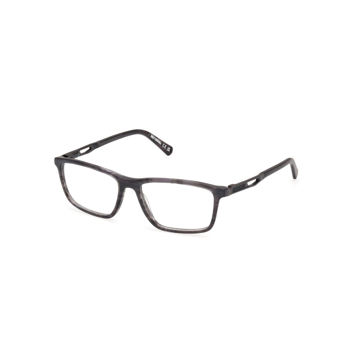 Harley-davidson HD50026 Eyeglasses Eye Glasses 020 Horn 55 Unisex