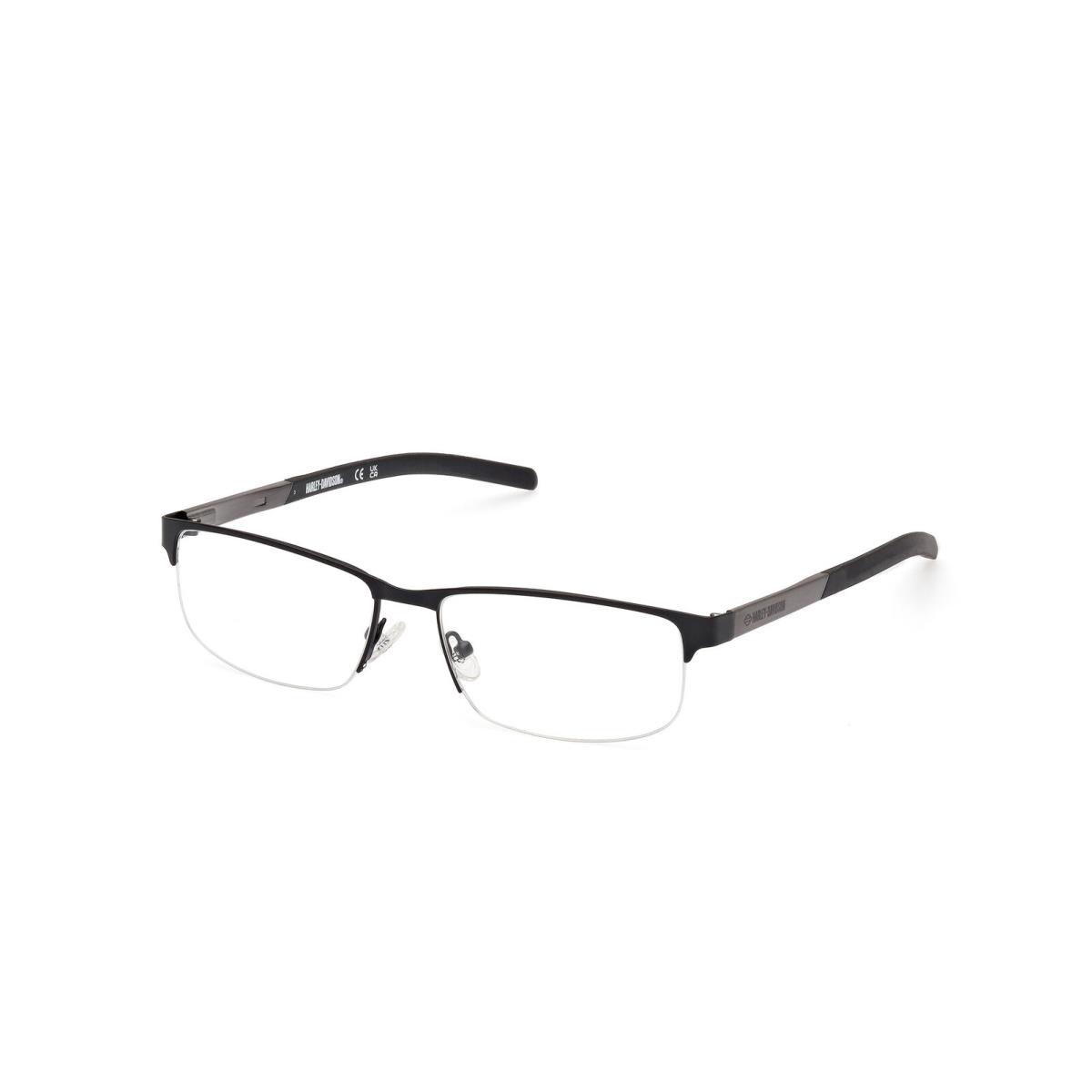 Harley-davidson HD00015 Eyeglasses Eye Glasses 002 Black 56 Unisex