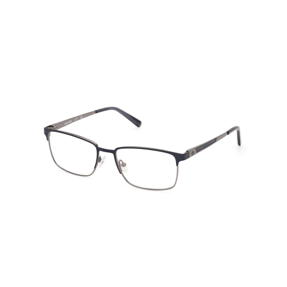 Harley-davidson HD50074 Eyeglasses Eye Glasses 092 Blue 55 Unisex