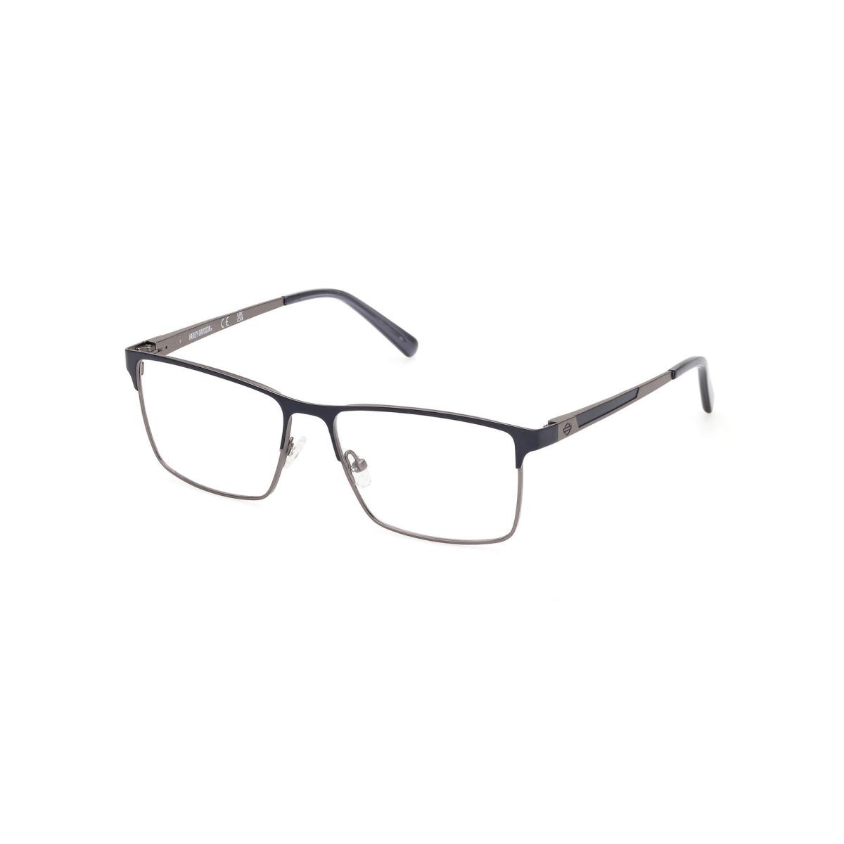 Harley-davidson HD50073 Eyeglasses Eye Glasses 092 Blue 57 Unisex