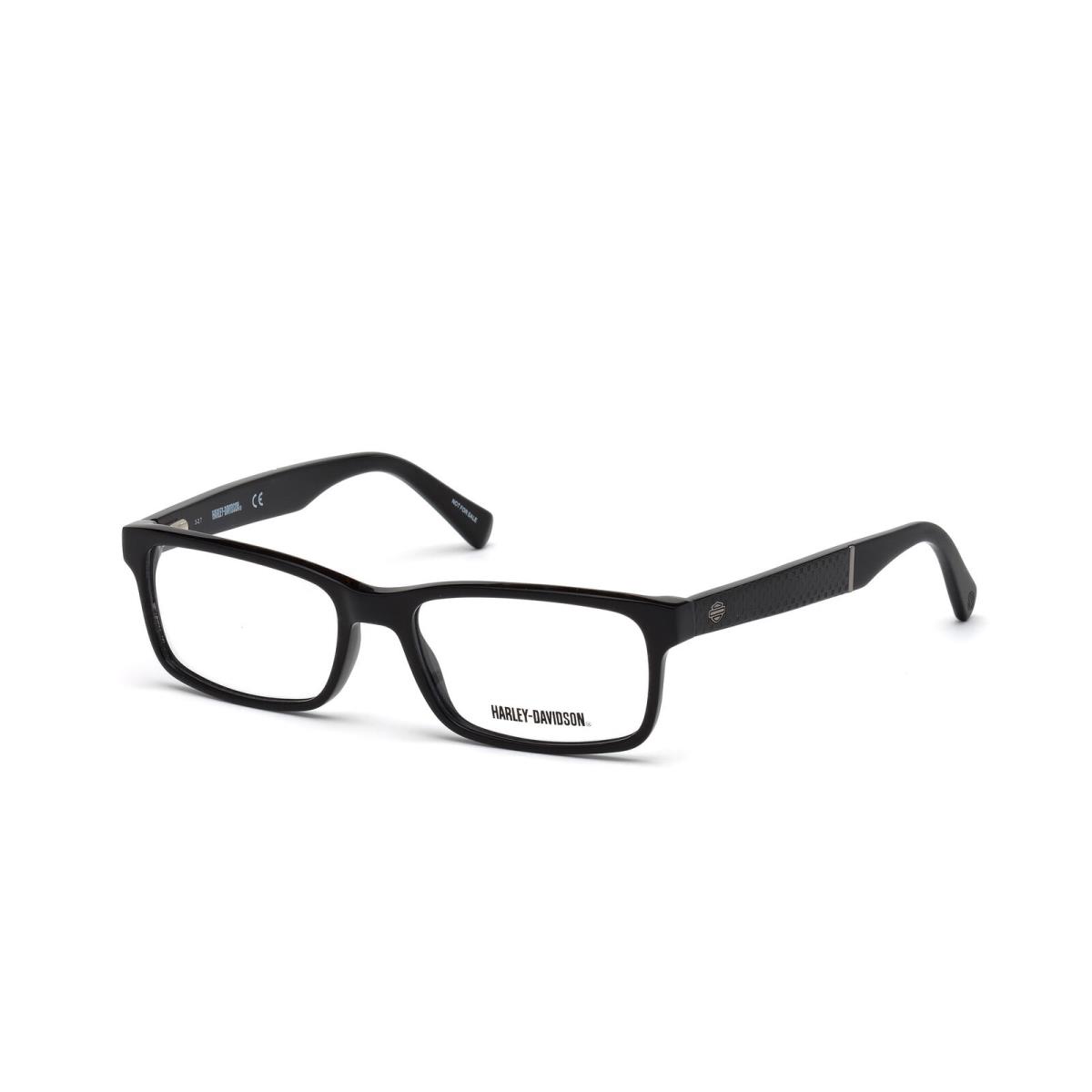 Harley-davidson HD0774 Eyeglasses Eye Glasses 001 Black 54 Unisex