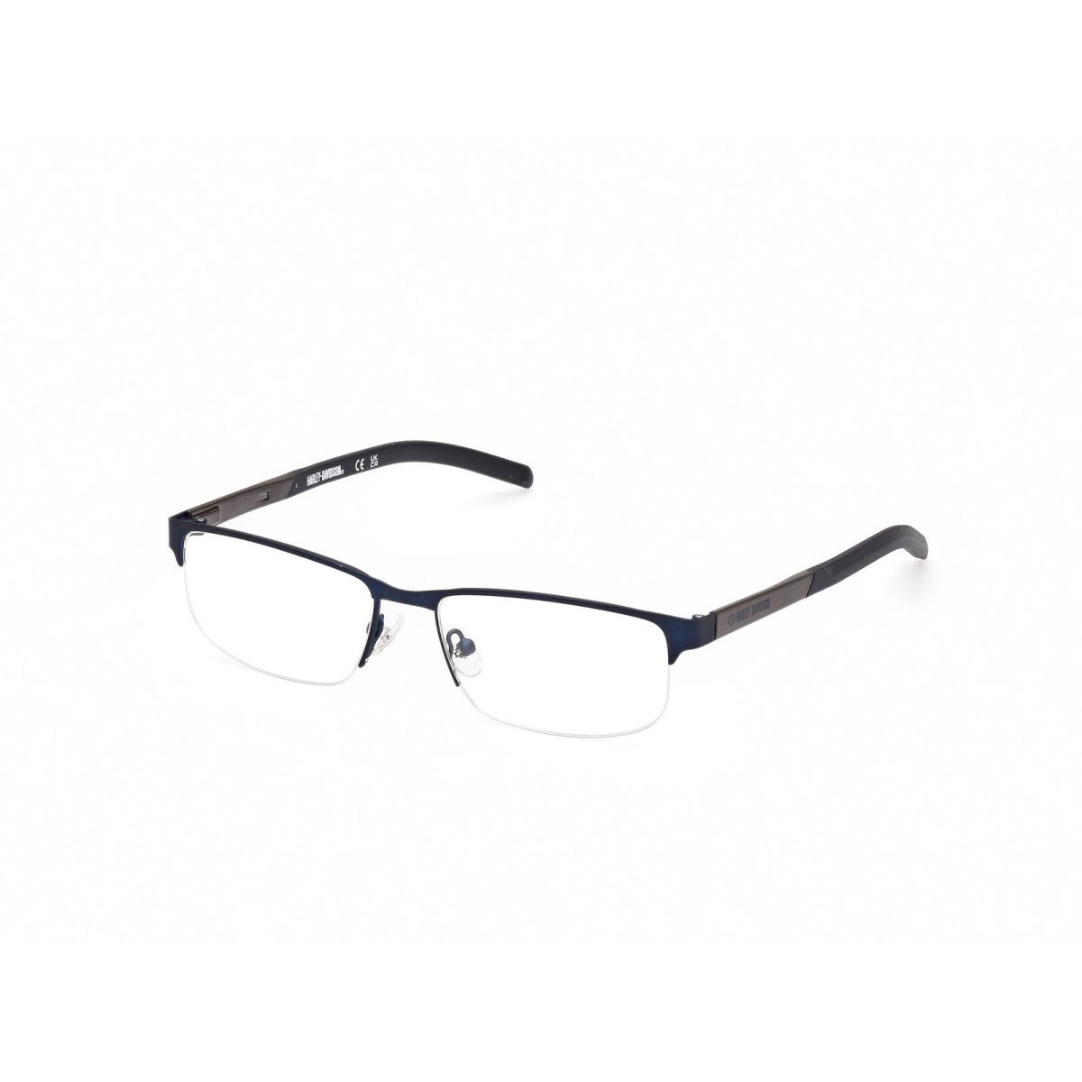 Harley-davidson HD00015 Eyeglasses Eye Glasses 091 Blue 56 Unisex