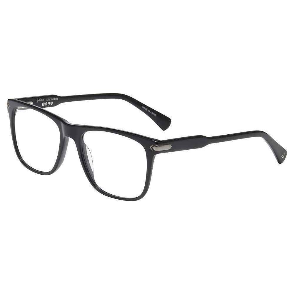 John Varvatos VJV422 Eyeglasses Eye Glasses 0BLA Black 54mm Men