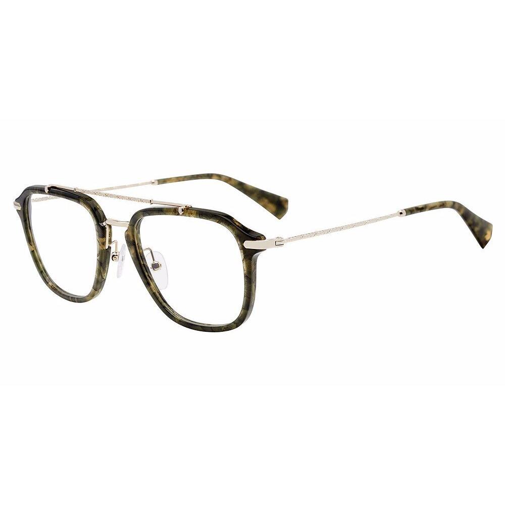 John Varvatos VJV441 Eyeglasses Eye Glasses 0OLI Olive 52mm Men