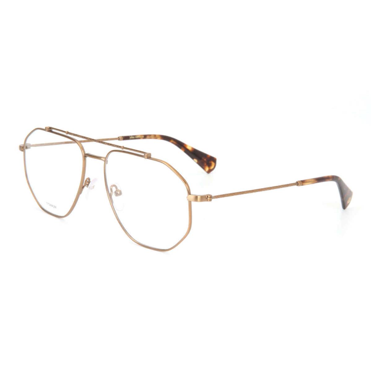 John Varvatos VJV195 Eyeglasses Eye Glasses P0AV Brass 56mm Men