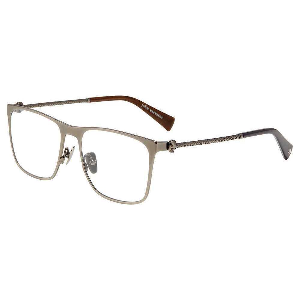 John Varvatos V182 Eyeglasses Eye Glasses 0GUN Gunmetal 55mm Men