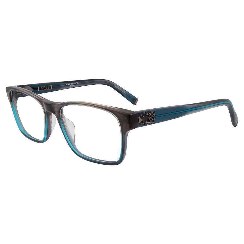 John Varvatos V409 Eyeglasses Eye Glasses 0SGR Smoke-gradient 56mm