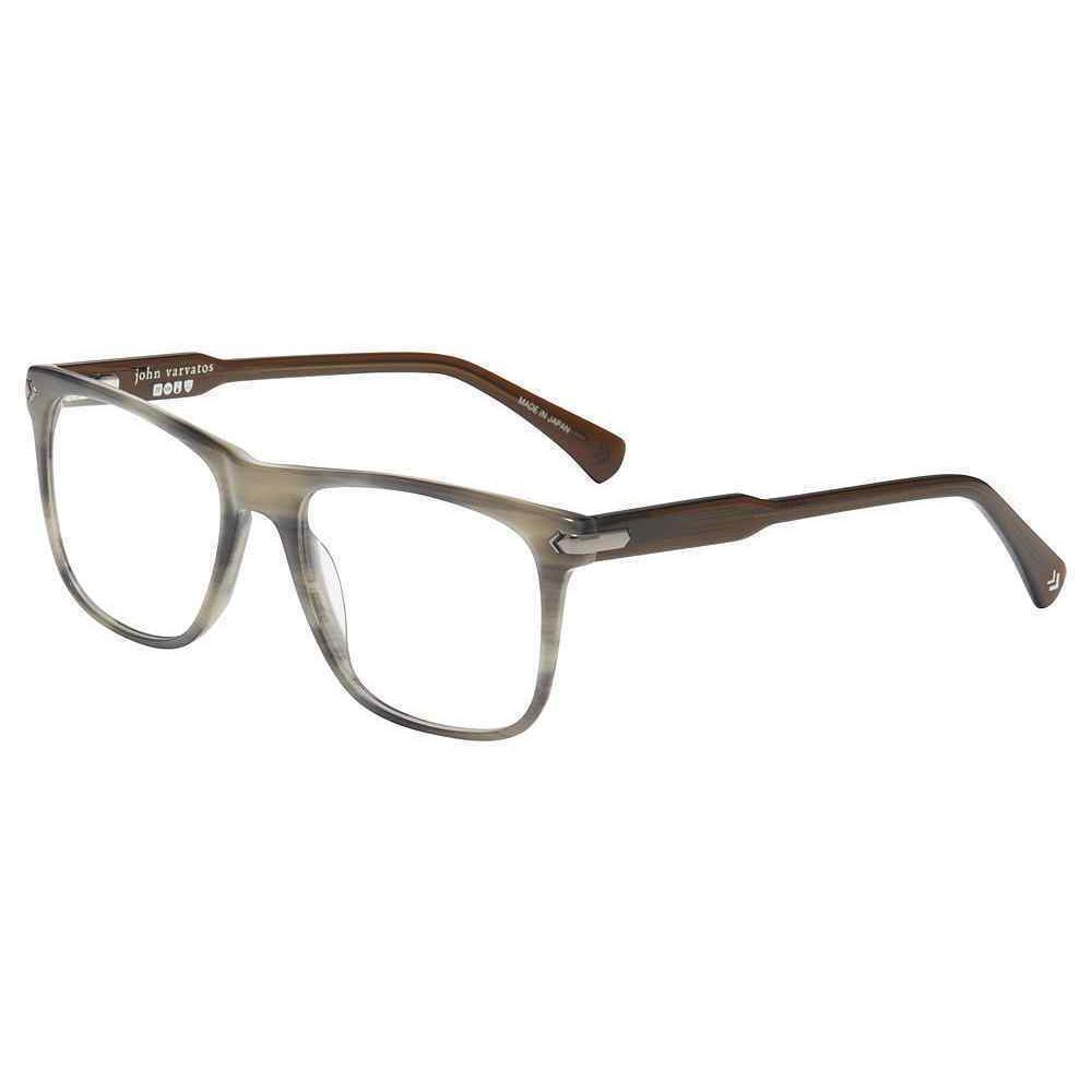 John Varvatos VJV422 Eyeglasses Eye Glasses 0GRE Grey 54mm Men