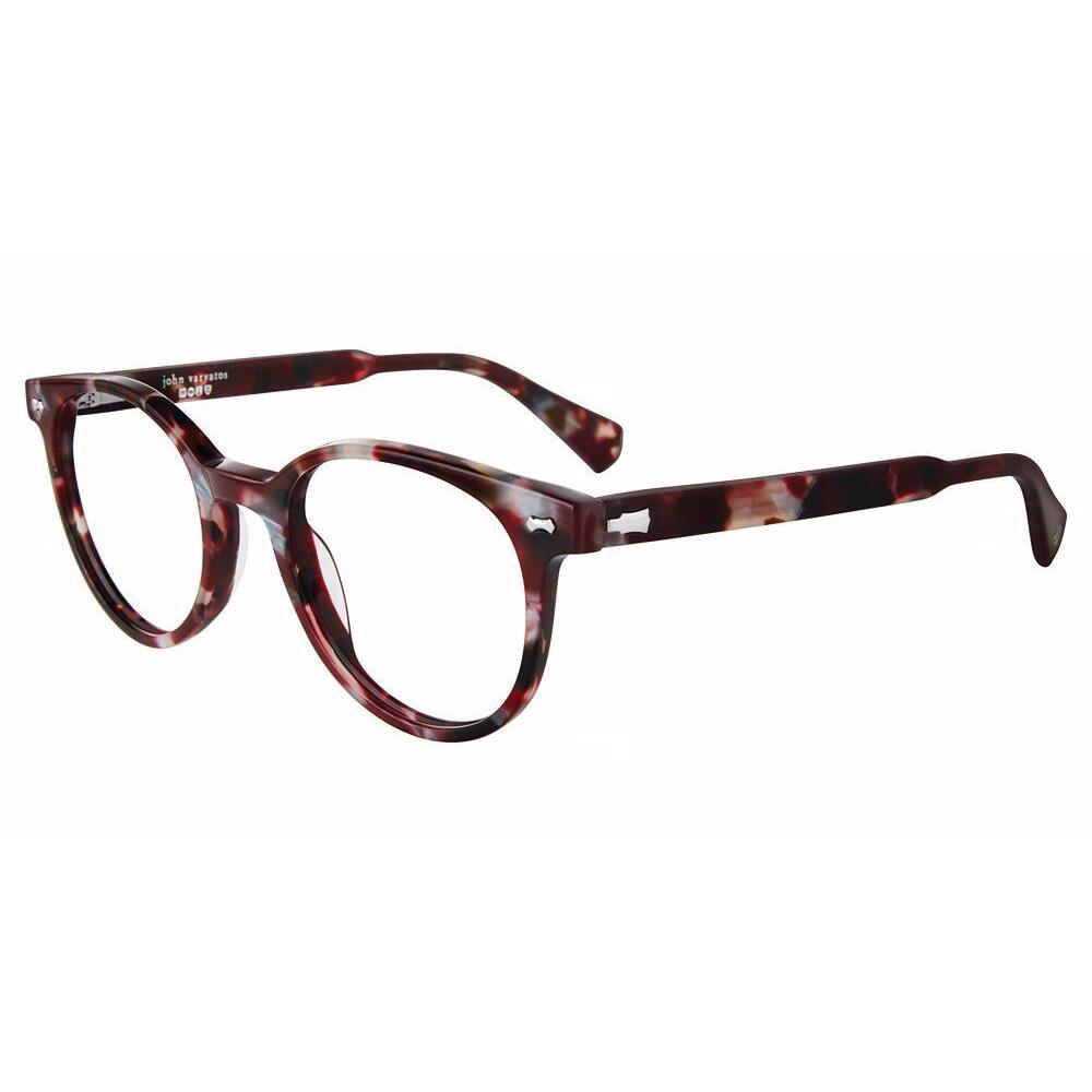 John Varvatos VJV434 Eyeglasses Eye Glasses 0BUH Burgundy-havana 4