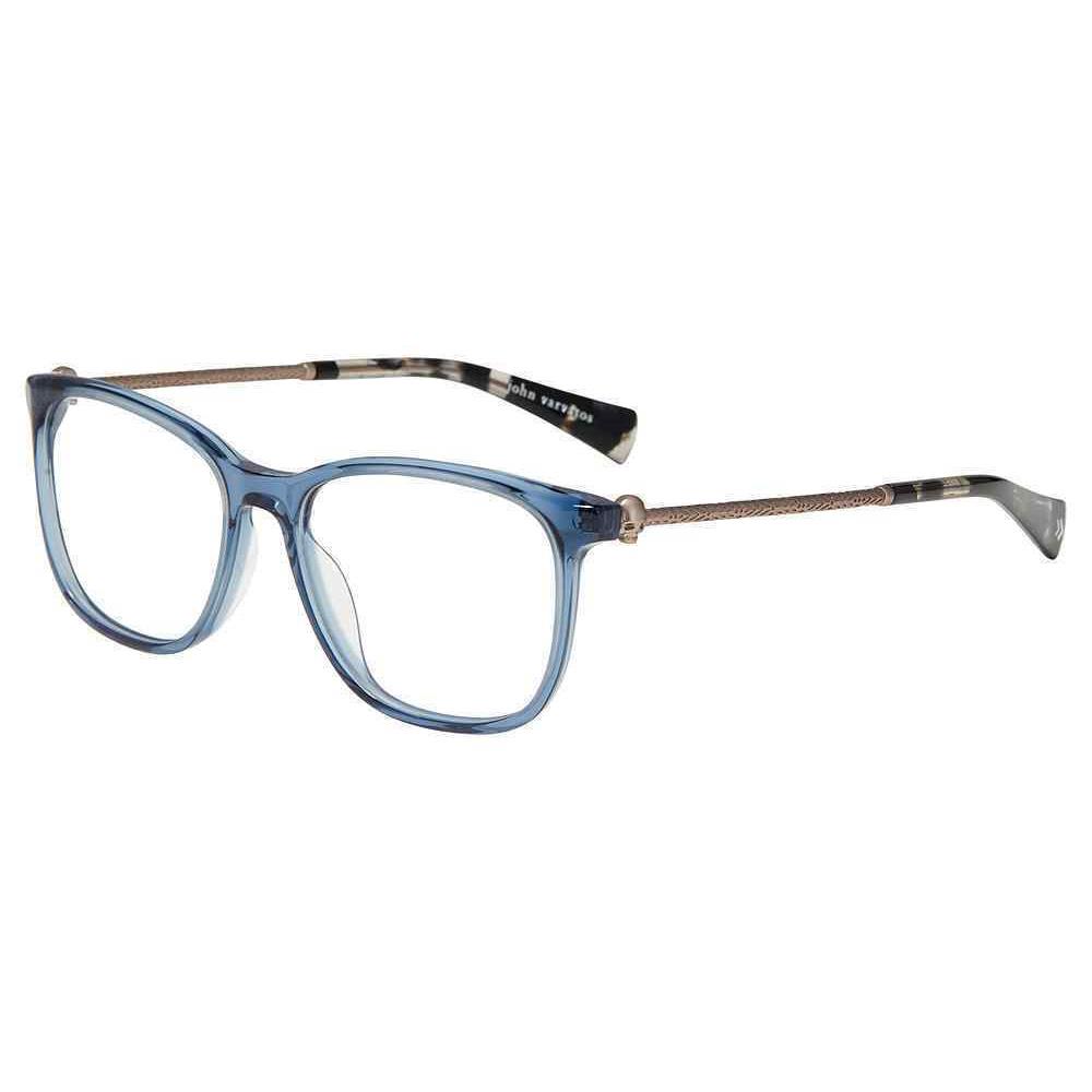 John Varvatos V419 Eyeglasses Eye Glasses 0BSM Blue-smoke 54mm Men