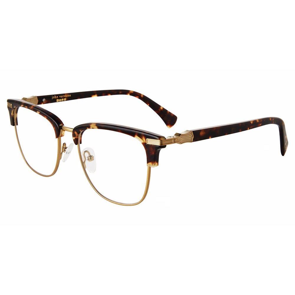 John Varvatos VJV193 Eyeglasses Eye Glasses 0HAV Havana 50mm Men