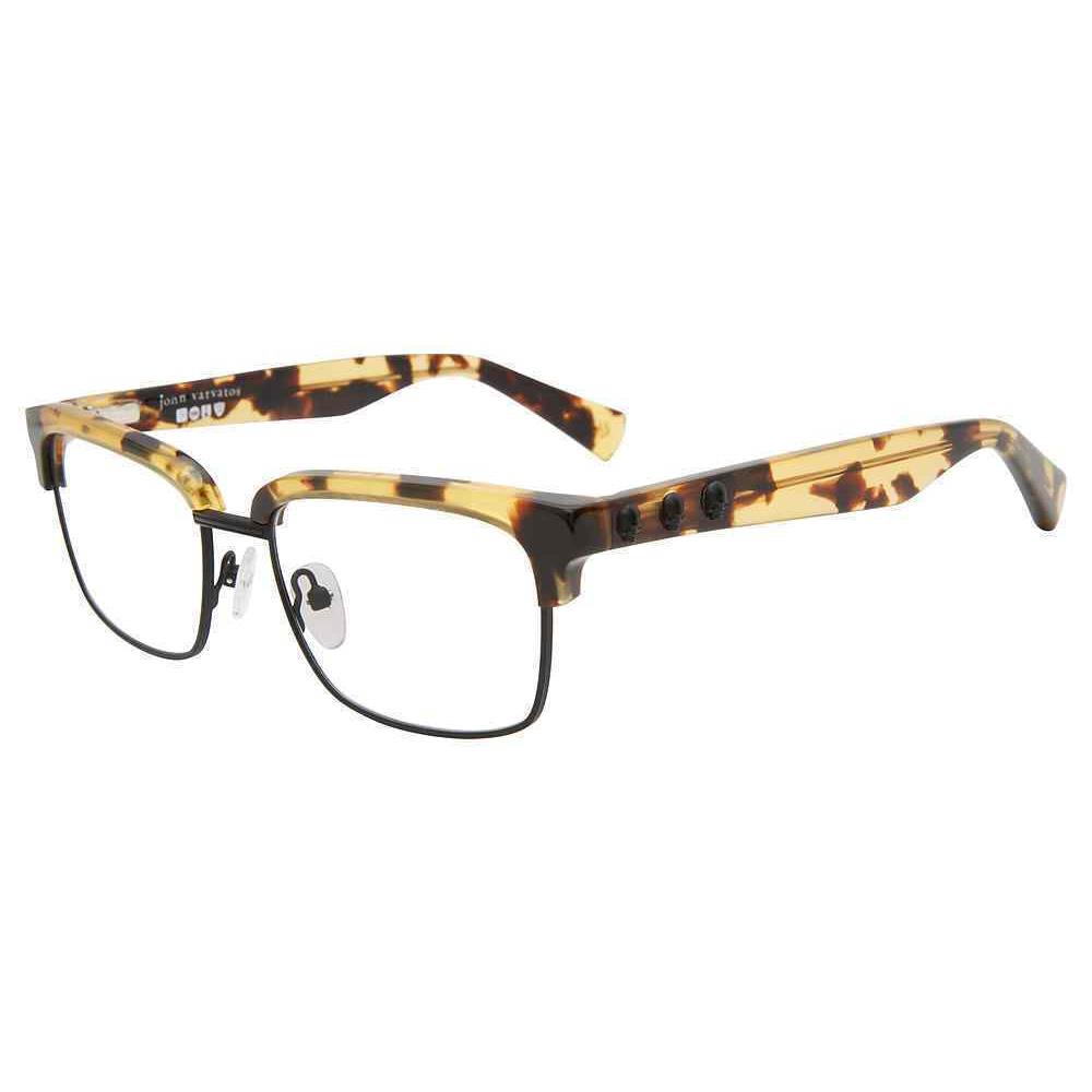 John Varvatos VJV186 Eyeglasses Eye Glasses 0TOB Tortoise-black 54