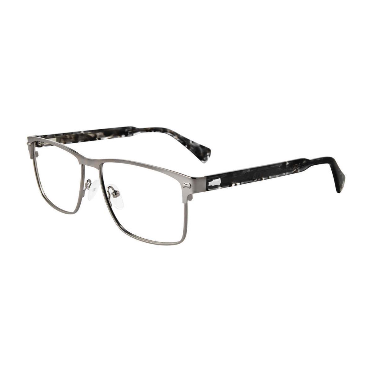 John Varvatos VJV194 Eyeglasses Eye Glasses 0GUN Gunmetal 55mm Men