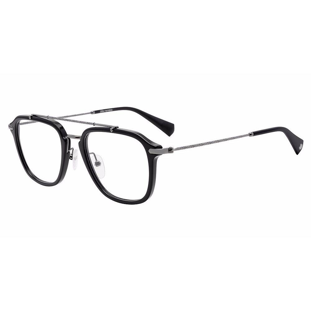 John Varvatos VJV441 Eyeglasses Eye Glasses 0BLA Black 52mm Men