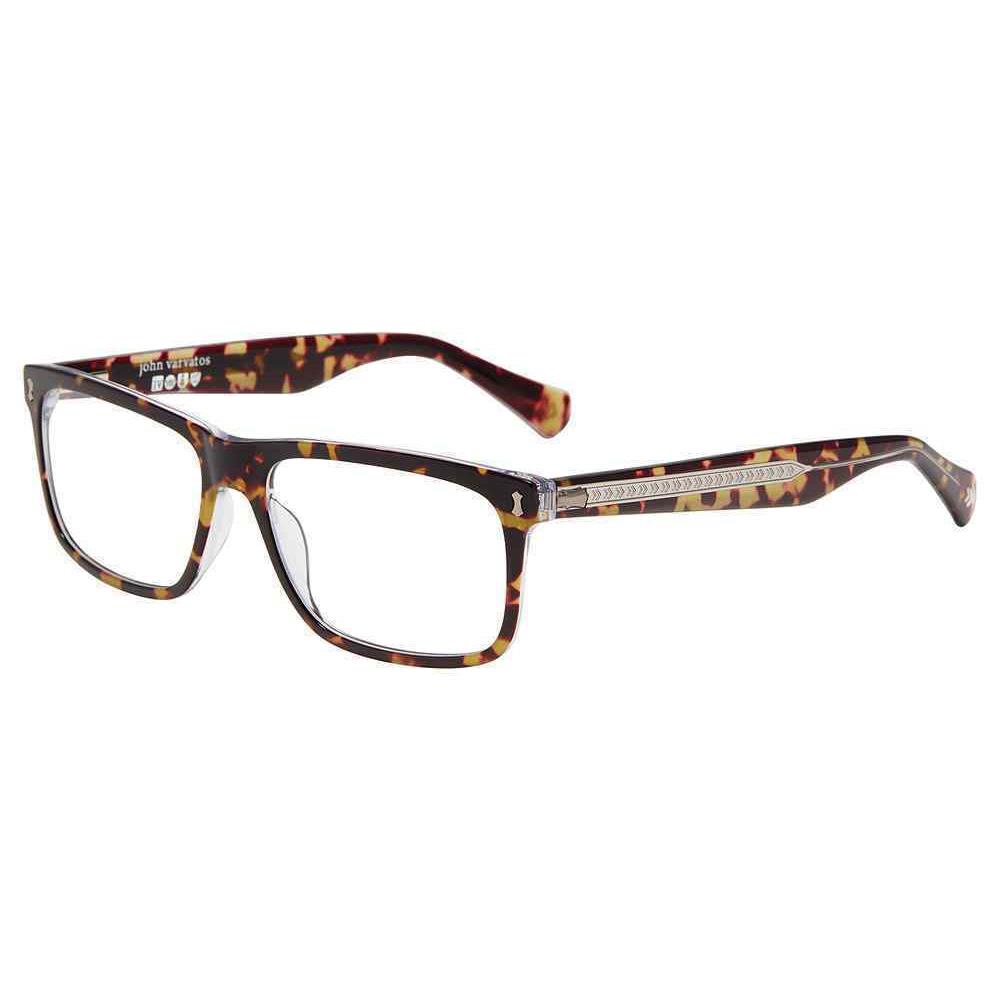 John Varvatos V417 Eyeglasses Eye Glasses 0TOC Tortoise-crystal 56