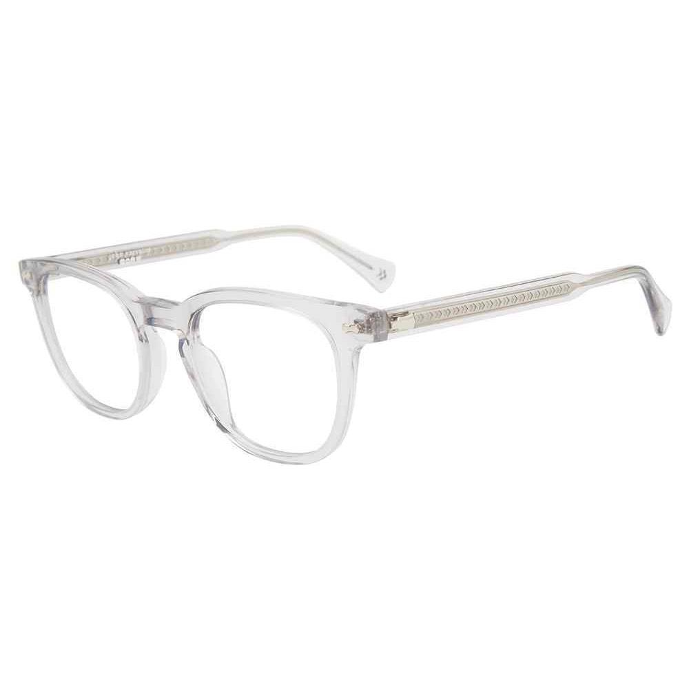 John Varvatos VJV426 Eyeglasses Eye Glasses 0GRY Grey-crystal 49mm