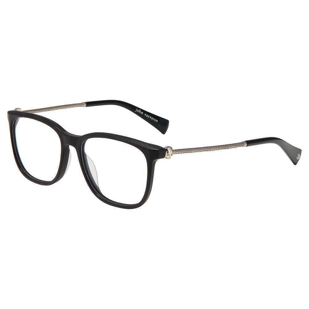 John Varvatos V419 Eyeglasses Eye Glasses 0MBL Matte-black 54mm Me