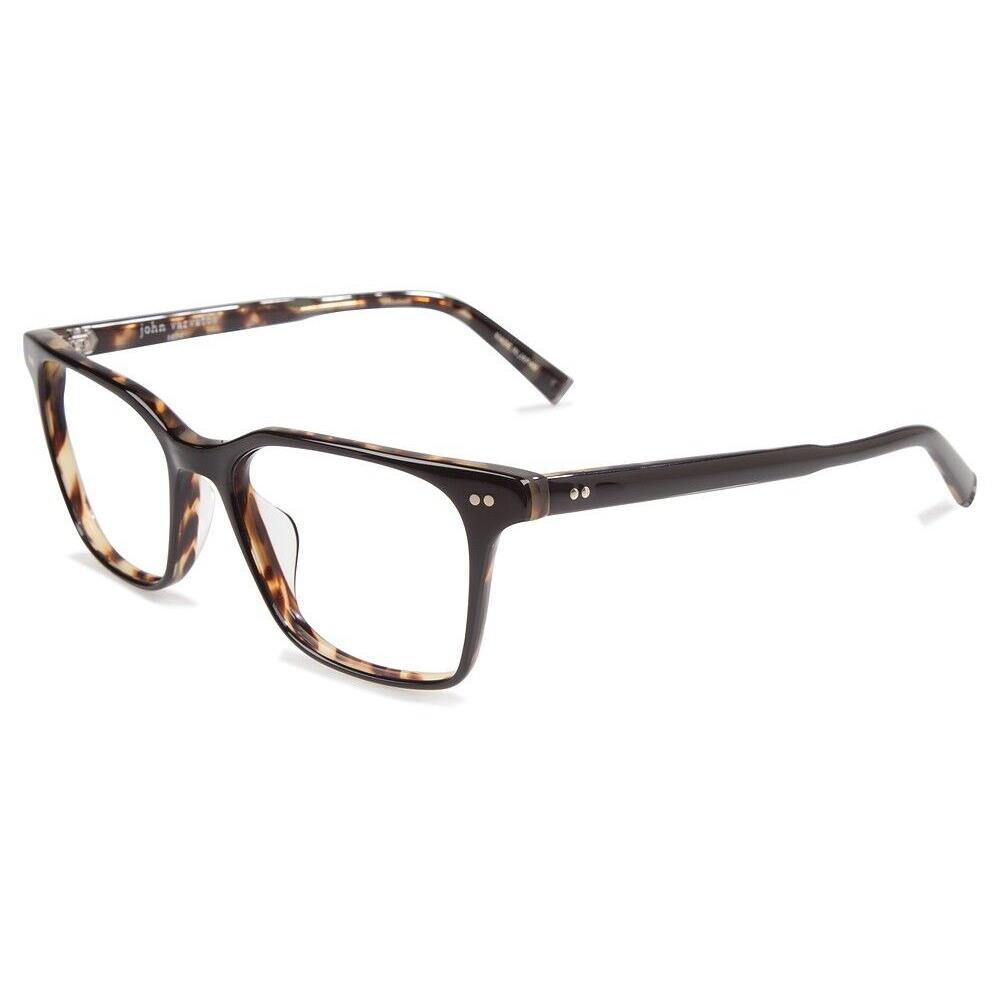 John Varvatos Eyeglasses Frames V203UF Black Tortoise 54-18-145