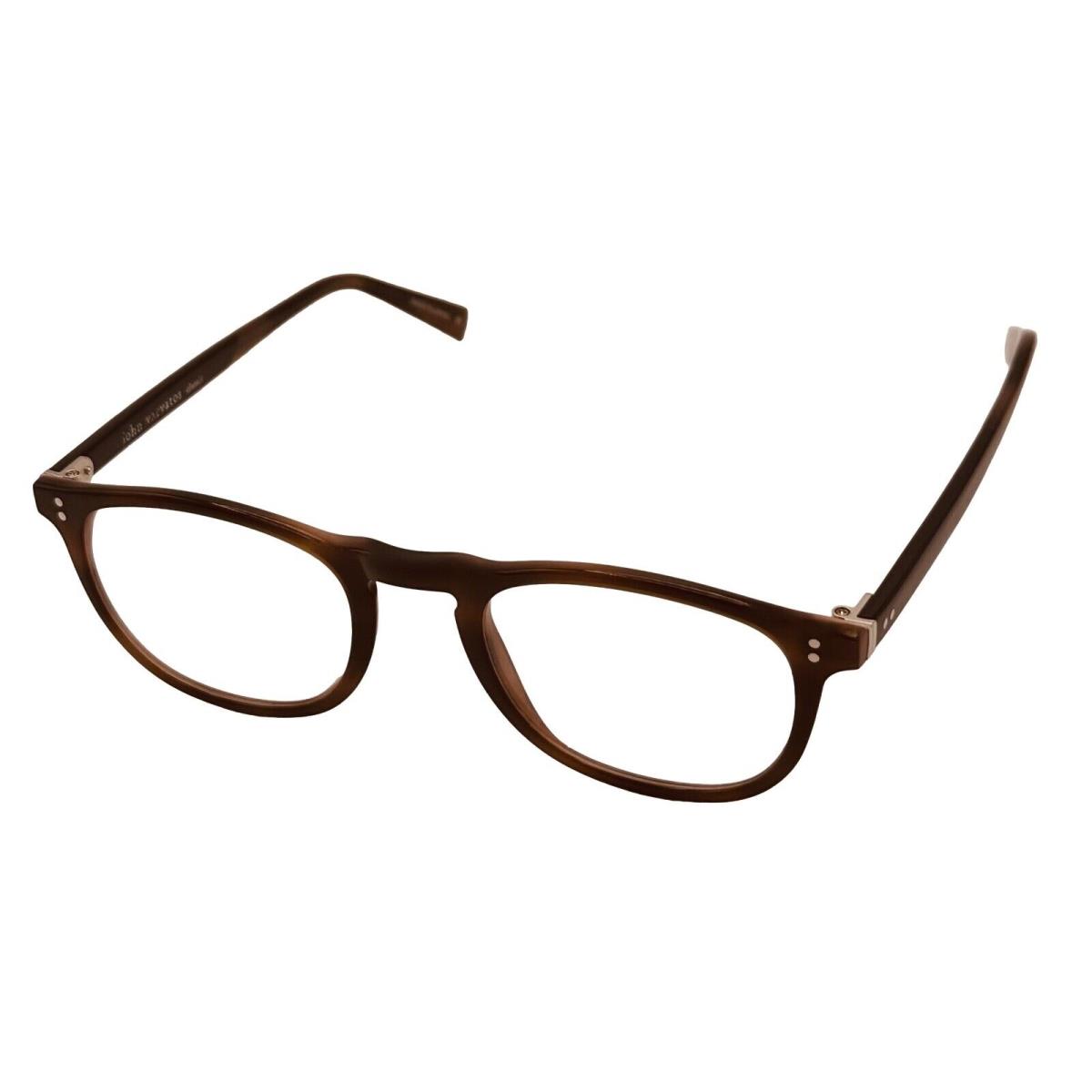 John Varvatos Square Mens Brown Eyewear Plastic Frame V376. 48mm