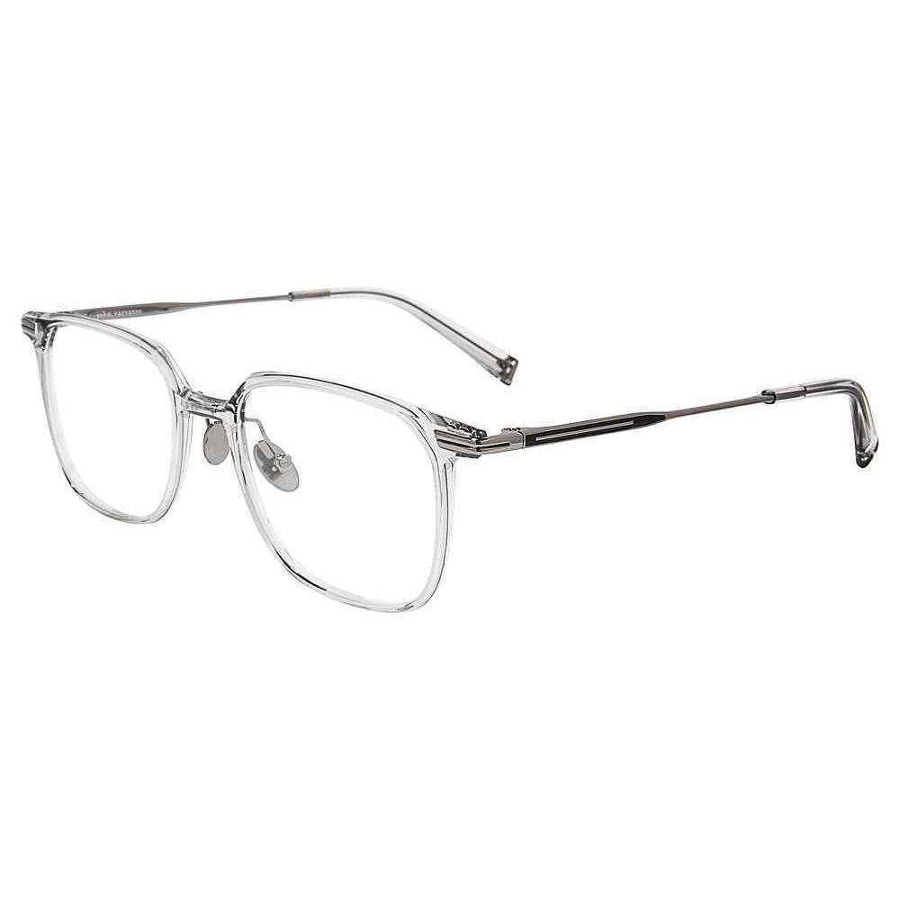 John Varvatos V414 Eyeglasses Eye Glasses 0SMO Smoke 52mm Men