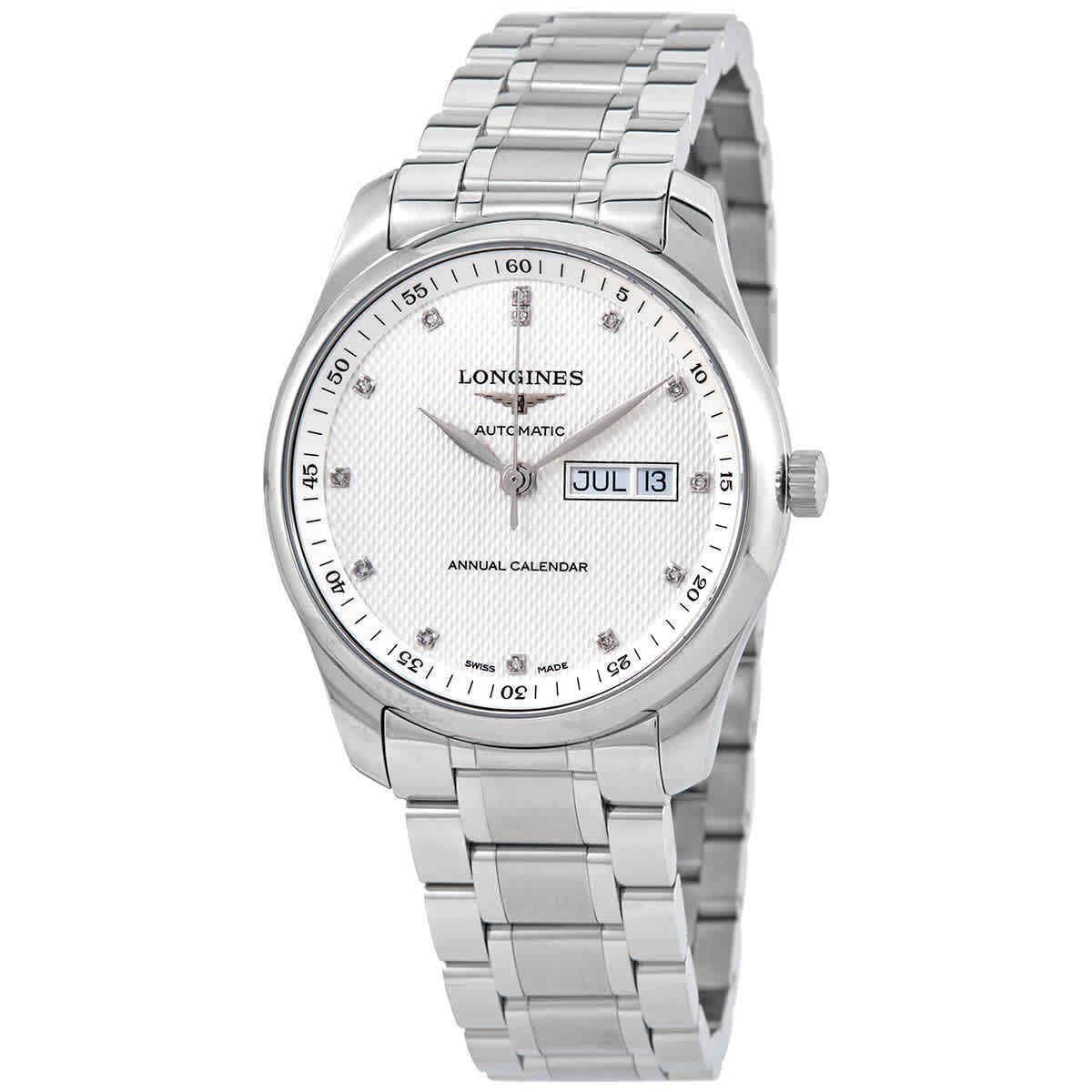 Longines Master Automatic Diamond Silver Dial Men`s Watch L29104776