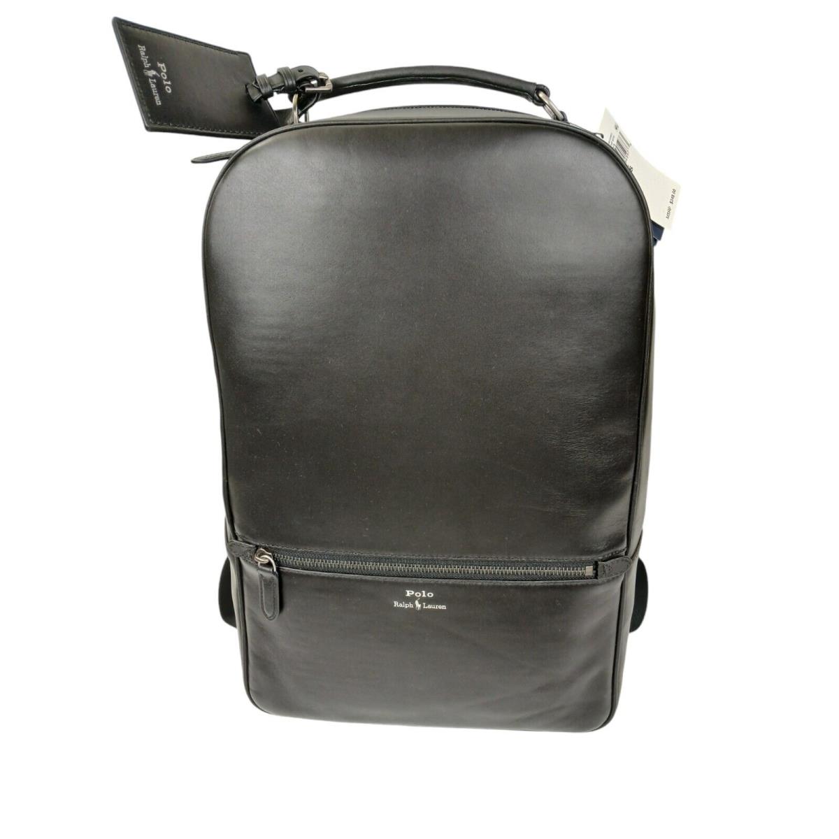 Polo Ralph Lauren Men s Leather Backpack Black