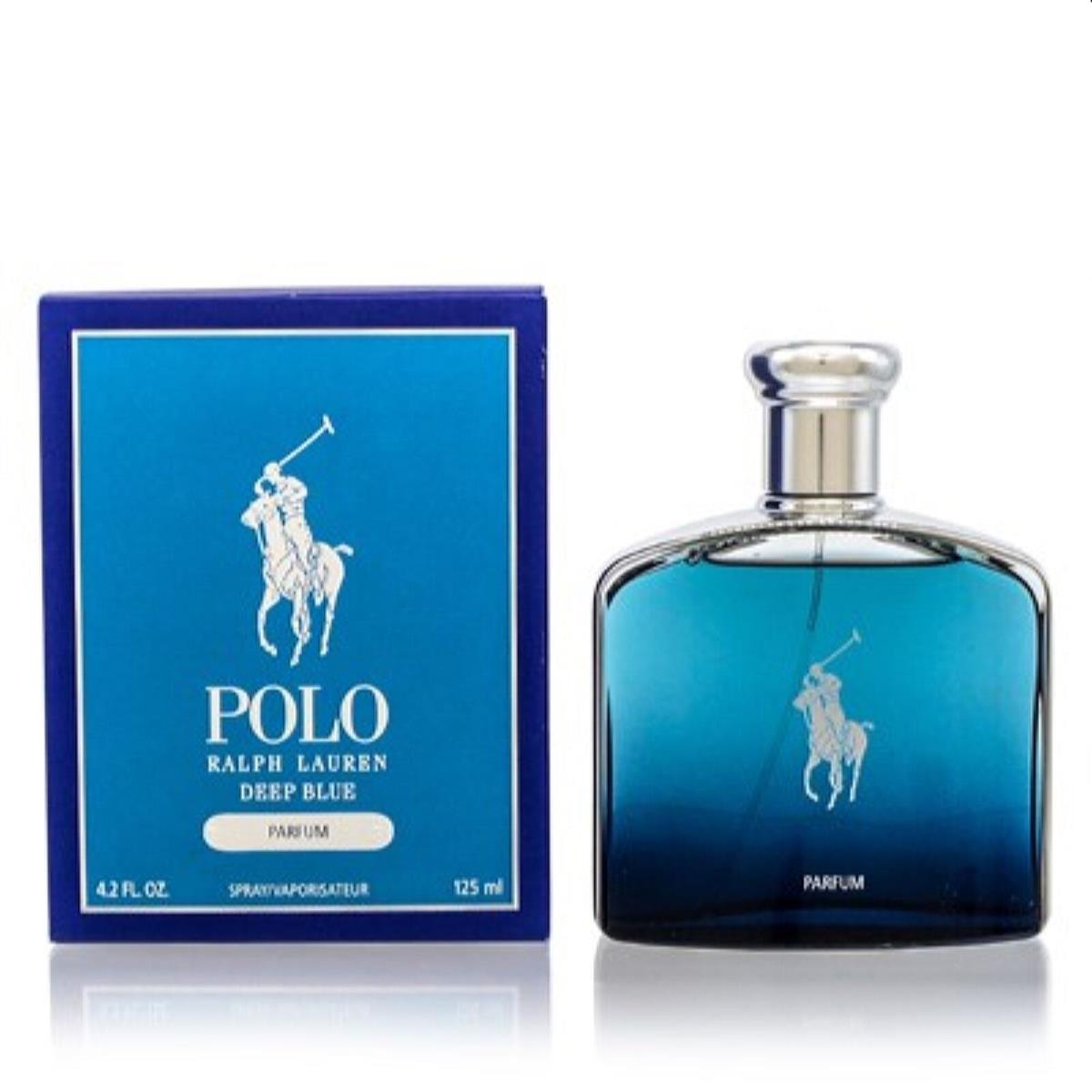 Polo Deep Blue Ralph Lauren Parfum Spray 4.2 Oz 125 Ml For Men