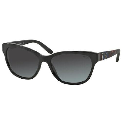 Polo Ralph Lauren PH4093 5499/8G Black/gray Gradient Sung. 56mm - Frame: Black, Lens: Gray