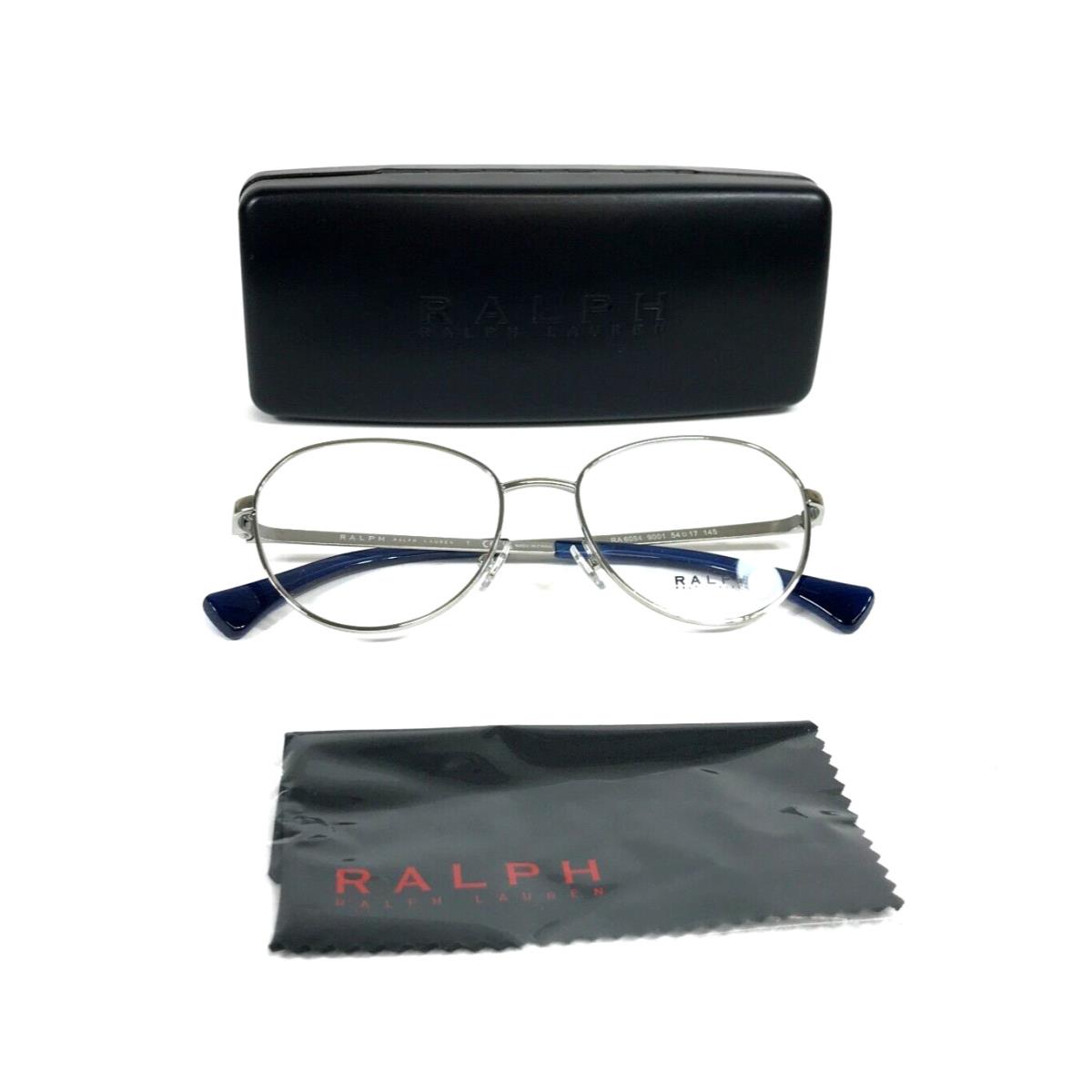 Ralph Lauren Eyeglasses Frames RA6054 9001 Silver Round Wire Rim 54-17-145