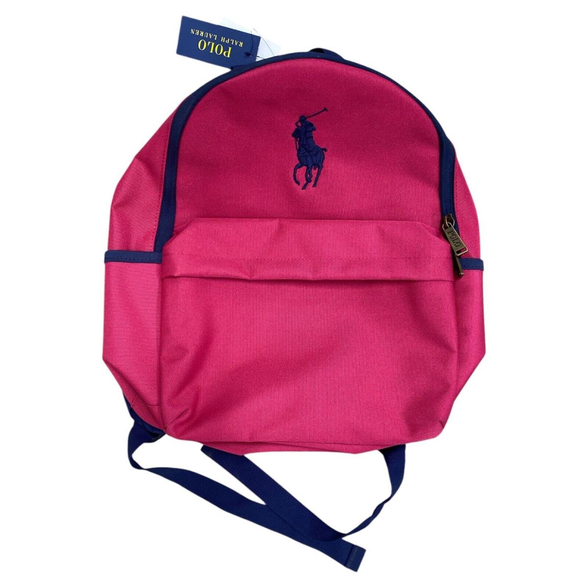 Polo Ralph Lauren Backpack Sport Pink Big Pony Logo Bag