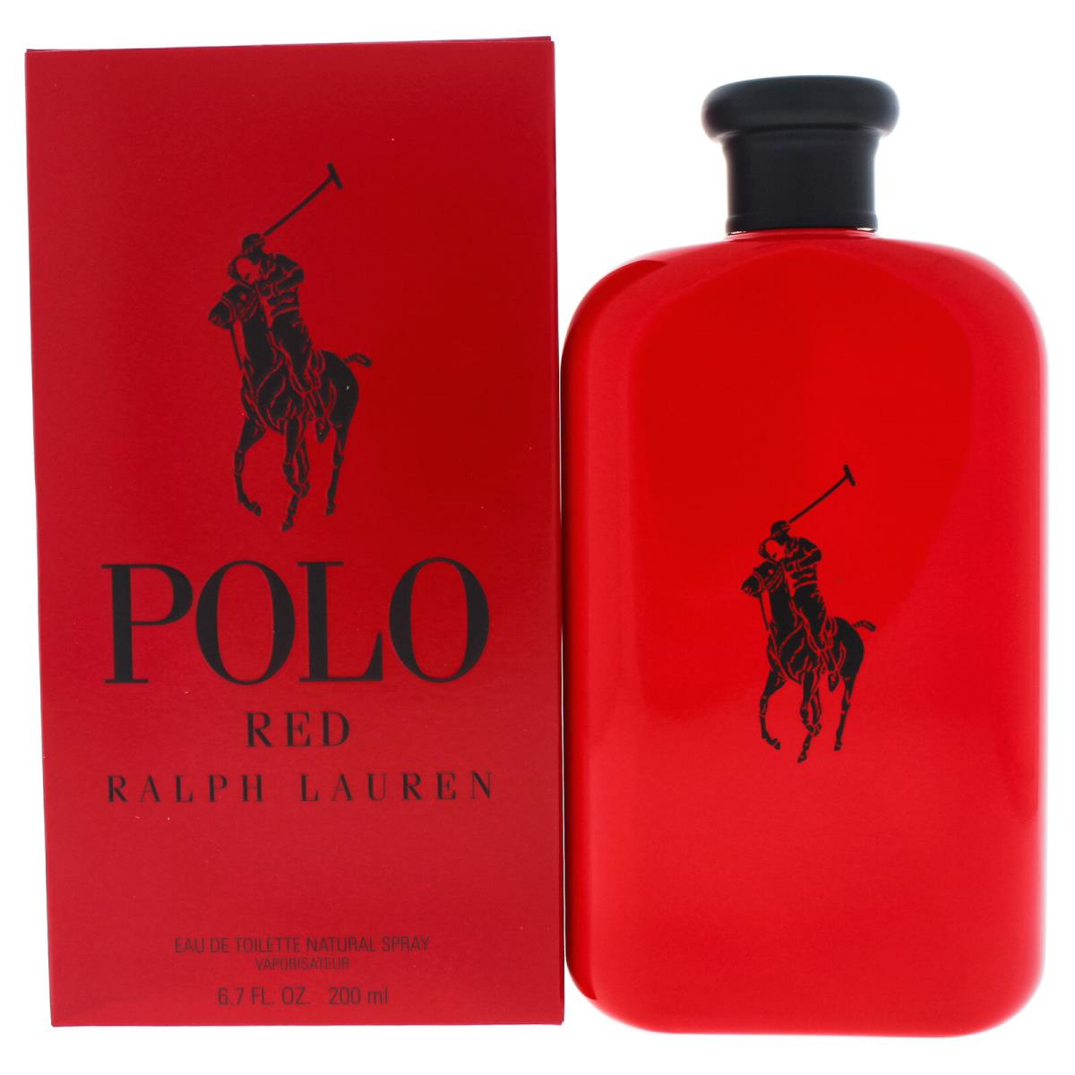 Polo Red by Ralph Lauren For Men - 6.7 oz Edt Spray