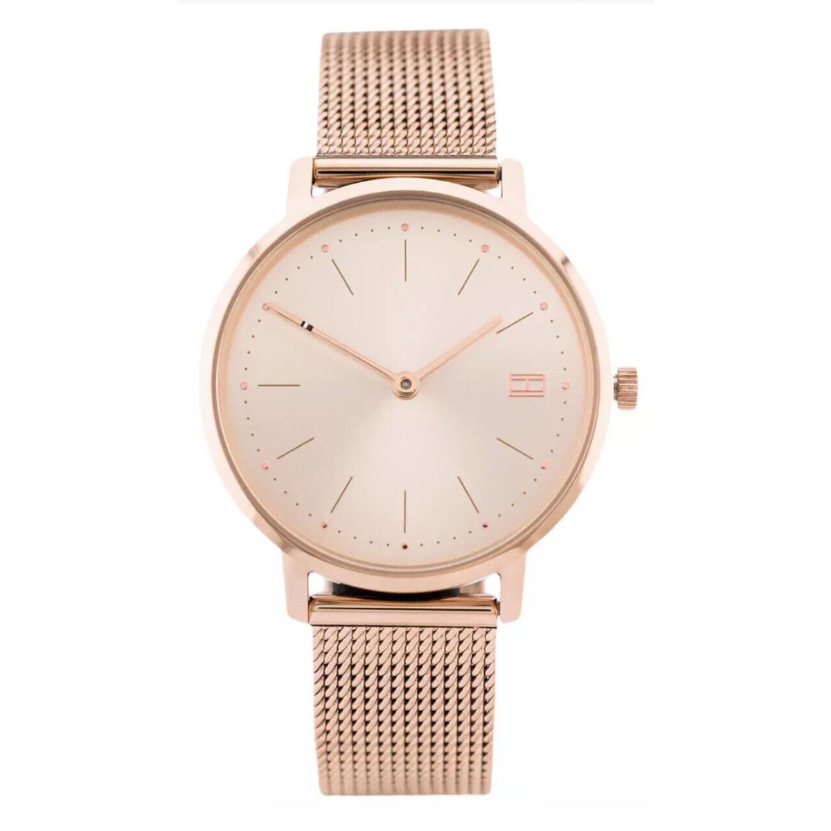 Tommy Hilfiger Polished Rose Gold Tone Classic Watch 1781926 - Dial: Rose Gold, Band: ROSE GOLD PINK