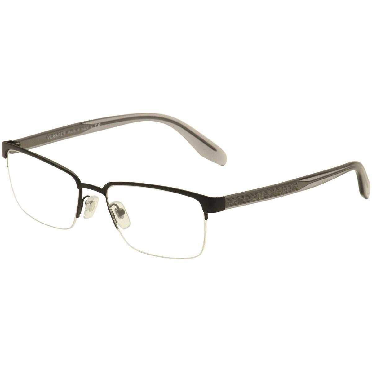 Versace Eyeglasses VE1241 VE/1241 1261 Black/grey/silver Optical Frame 54mm