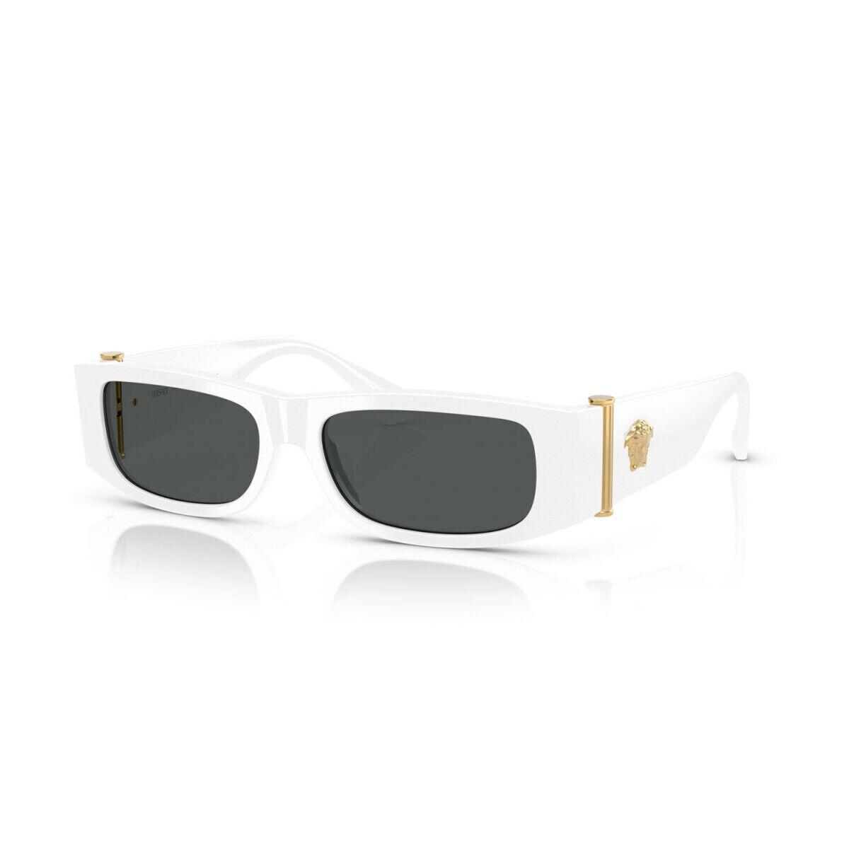 Sunglasses VE4476U 545987 55mm White / Dark Grey Lens by Versace