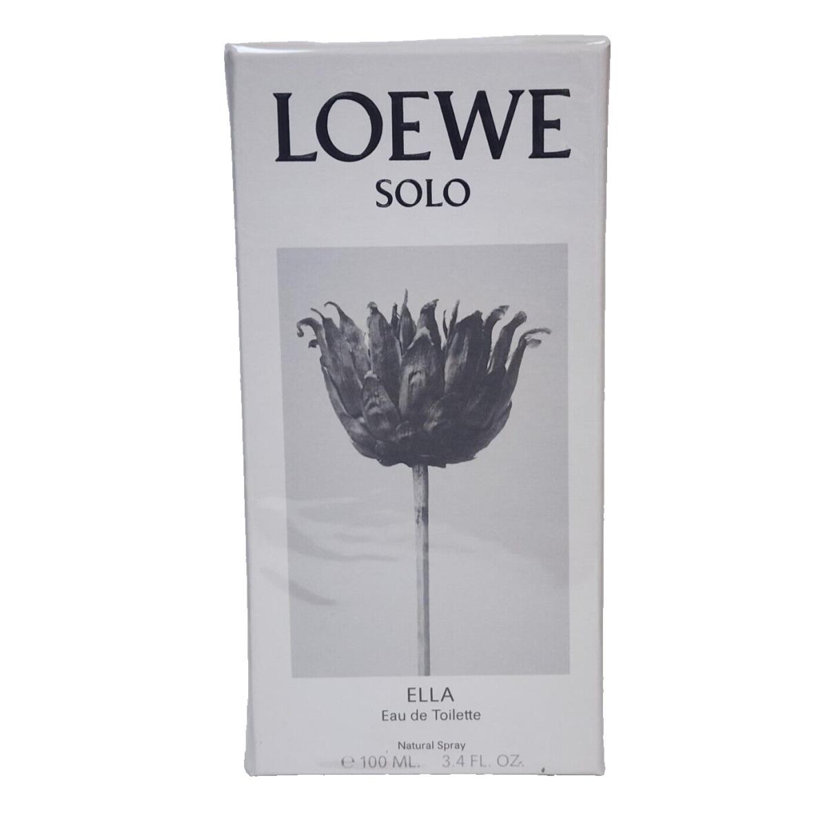 Loewe Solo Ella Women 3.4 oz Edt Spray